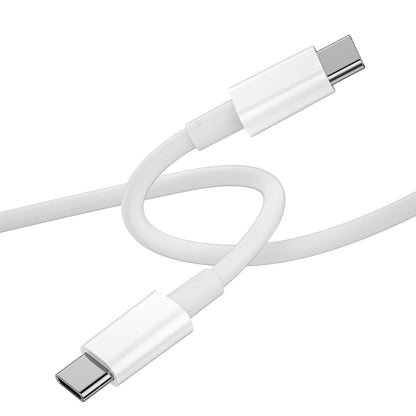 Cable de carga y datos USB-C - USB-C WiWu C008, 100W, 1,2m, Blanco 