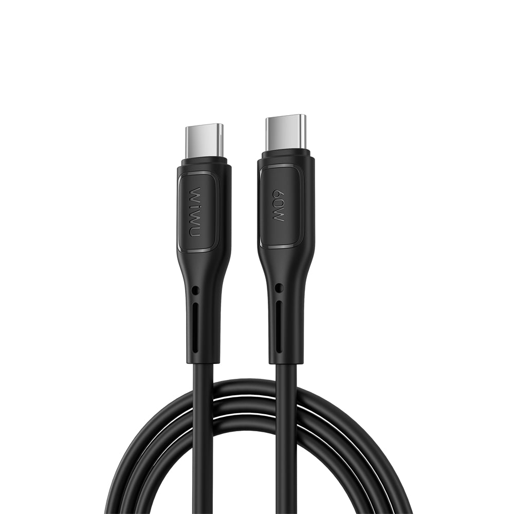 USB-C - Cable de carga y datos USB-C WiWu Wi-C043E Starlink, 60W, 1m, Negro