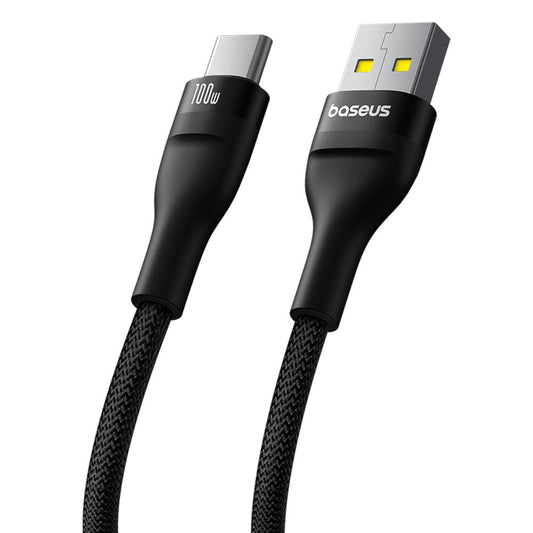 Cable de Datos y Carga USB-A - USB-C Baseus Flash Series II, 100W, 1m, Negro P10311804111-00