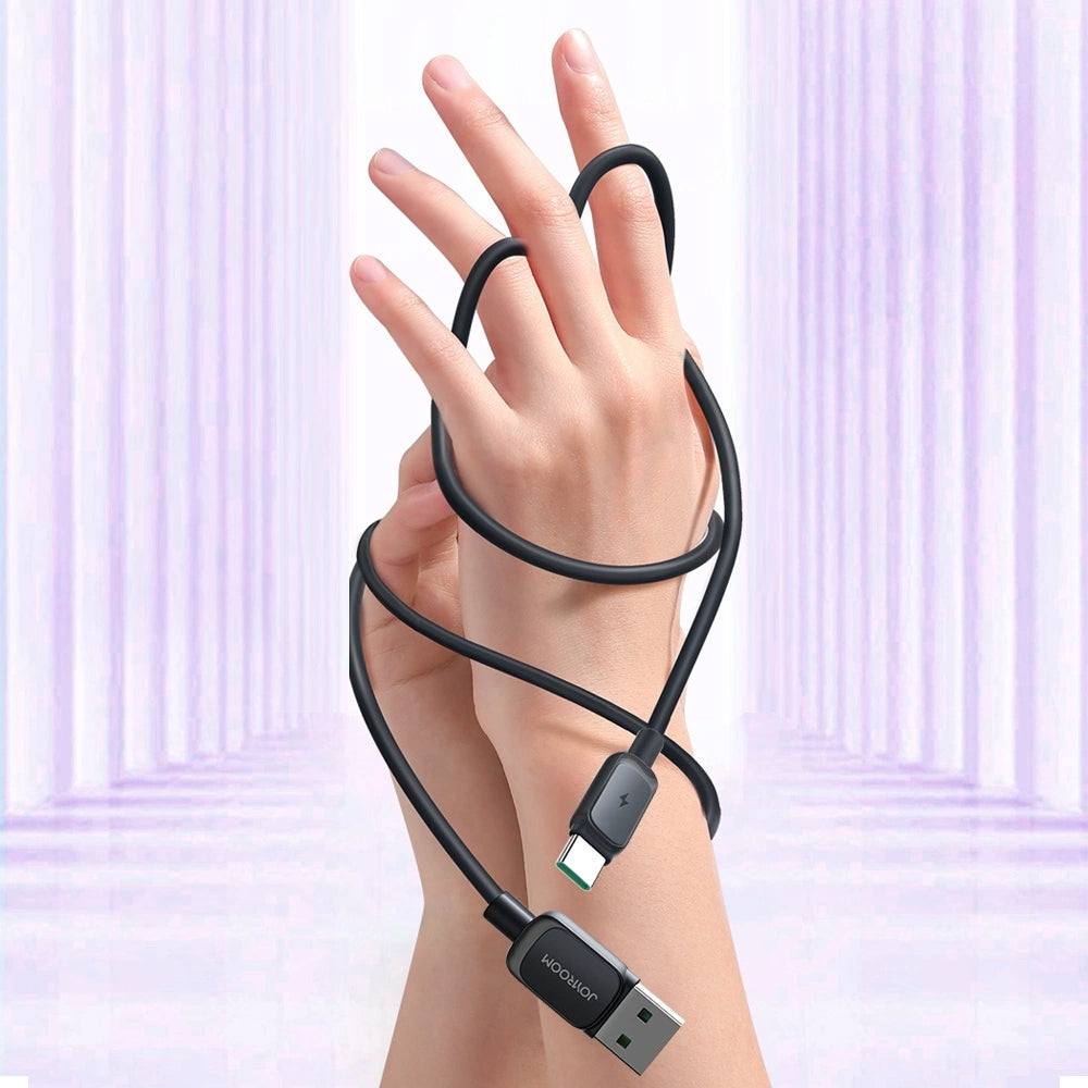 Cable de Datos y Carga USB-A - USB-C Joyroom A14, 18W, 1.2m, Negro