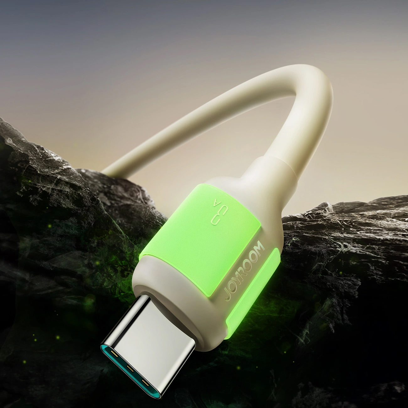 Cable de Datos y Carga USB-A - USB-C Joyroom S-A53, 18W, 1.2m, Beige