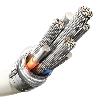 Cable de Datos y Carga USB-C - Lightning Joyroom S-A53, 30W, 1.2m, Beige