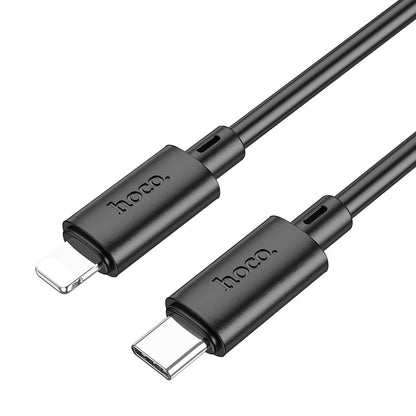 Cable de Datos y Carga USB-C - Lightning HOCO X88, 20W, 1m, Negro