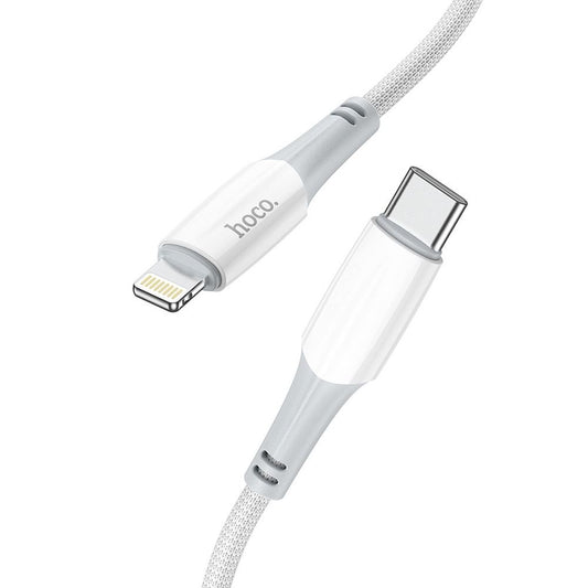 Cable de Datos y Carga USB-C - Lightning HOCO X70, 20W, 1m, Blanco