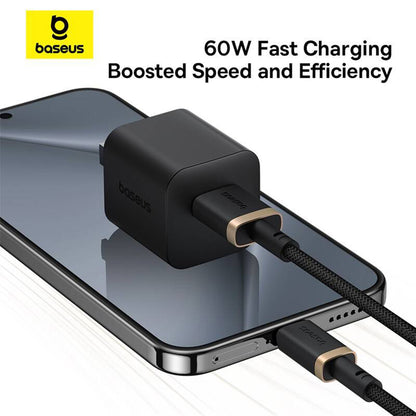 Cable de Datos y Carga USB-A - USB-C Baseus Dura Series, 60W, 1m, Dorado P10377802U01-00
