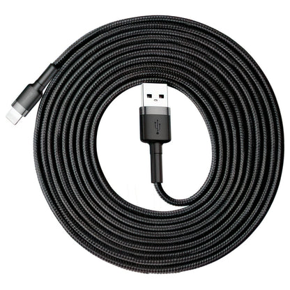 Baseus Cafule USB-A to Lightning Data and Charging Cable, 18W, 3m, Gold CALKLF-RV1