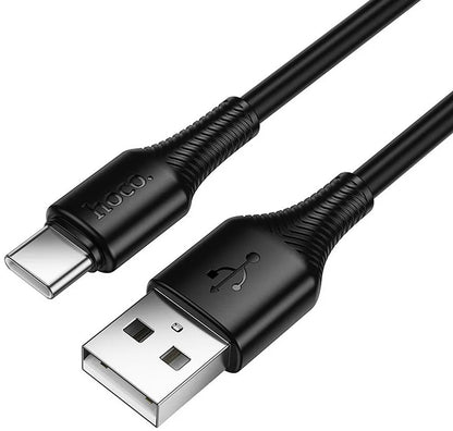 Cable de Datos y Carga USB-A - USB-C HOCO X120, 60W, 1m, Negro