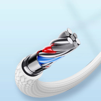 USB-A to Lightning Data and Charging Cable Joyroom A10, 18W, 1.2m, White