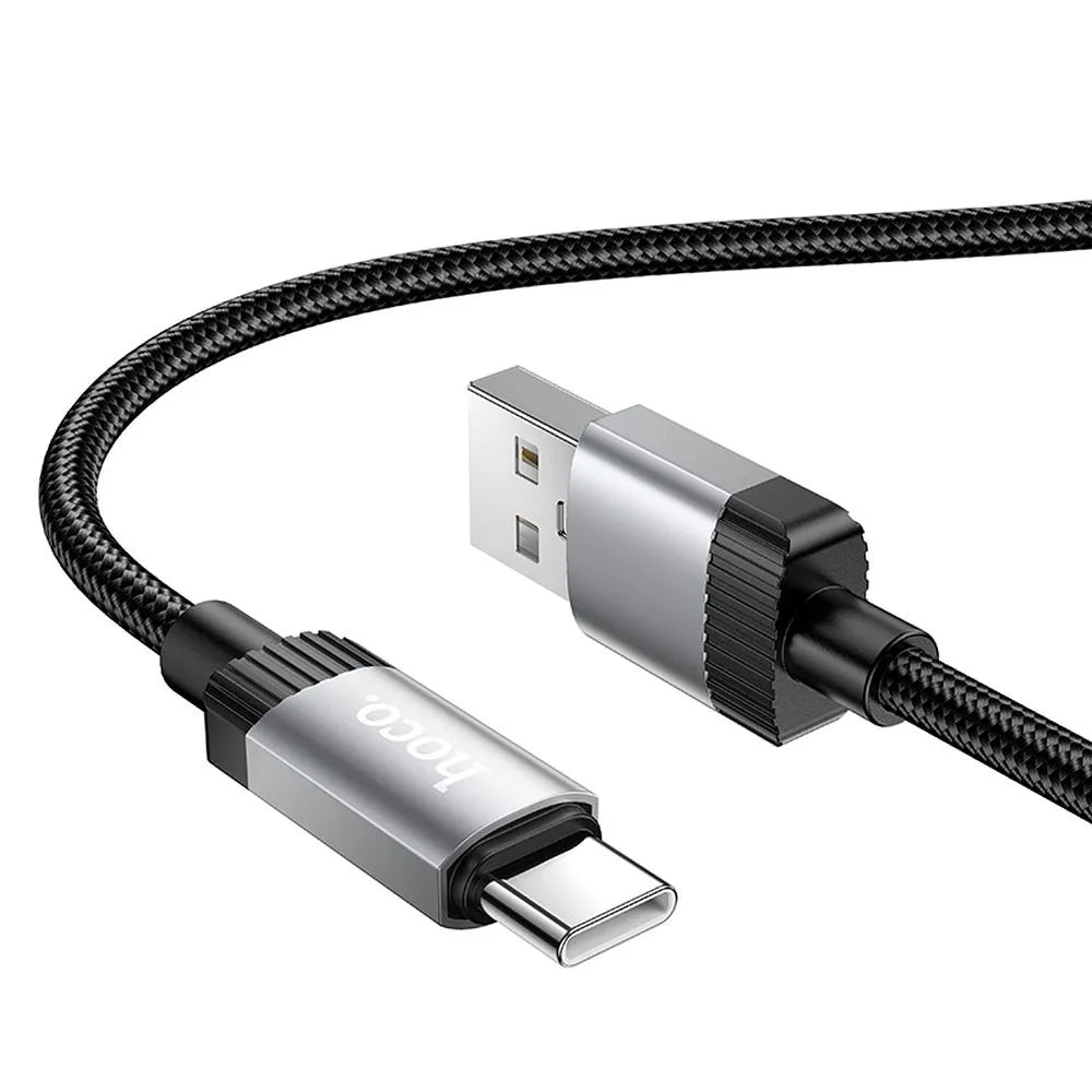 Cable de Datos y Carga USB-A - USB-C HOCO X117, 60W, 1m, Negro