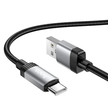 Cable de Datos y Carga USB-A - USB-C HOCO X117, 60W, 1m, Negro