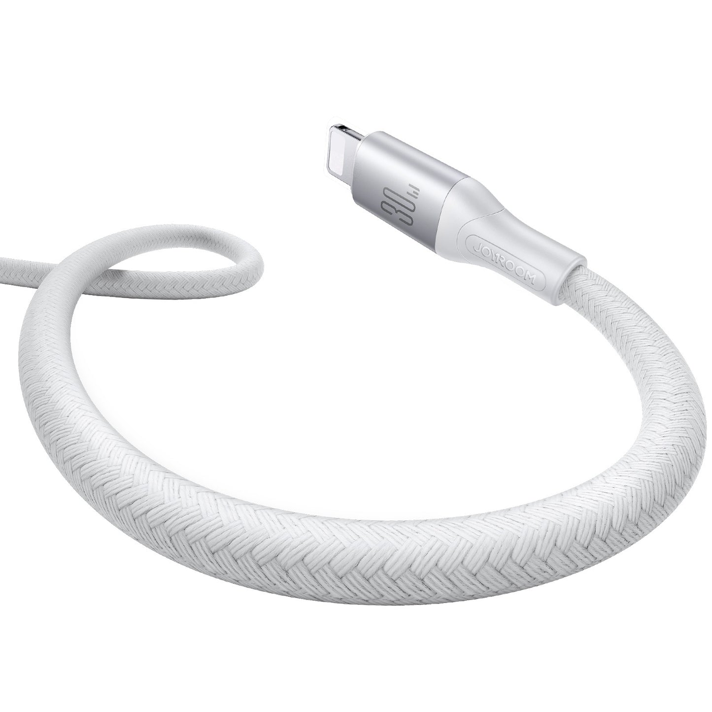 Cable de Datos y Carga USB-C - Lightning Joyroom S-A28 Flash, 30W, 1m, Blanco