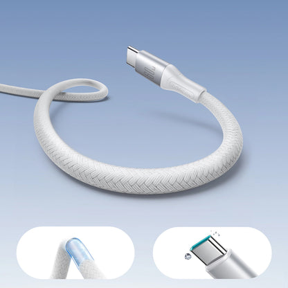 Cable de Datos y Carga USB-C - USB-C Joyroom S-A28 Flash, 60W, 1m, Blanco