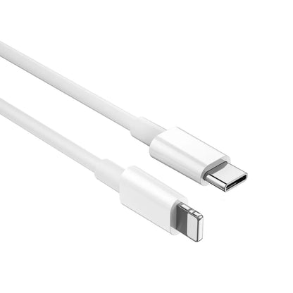 Cable de Datos y Carga USB-C - Lightning WiWu Wi-C008, 30W, 1.2m, Blanco