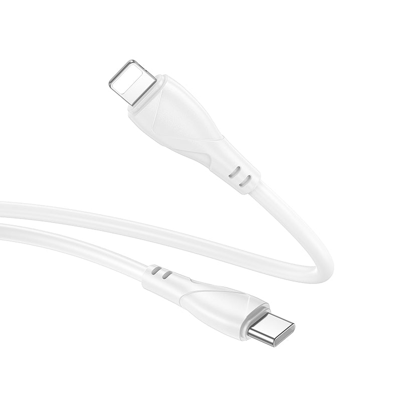 Cable de Datos y Carga USB-C - USB-C Borofone BX121 Energy, 60W, 1m, Blanco