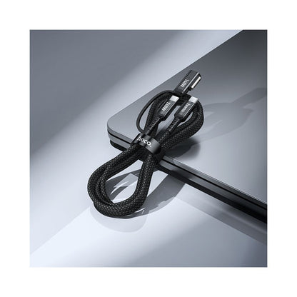 Cable de Carga HOCO U142, USB-C - USB-C / MagSafe 3, 240W, 1.8m, Negro