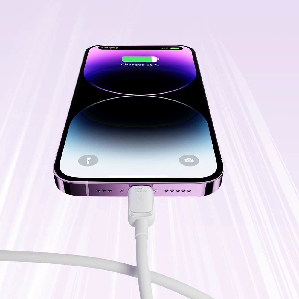 Cable de Datos y Carga USB-C - Lightning Joyroom S-A14, 30W, 1.2m, Blanco