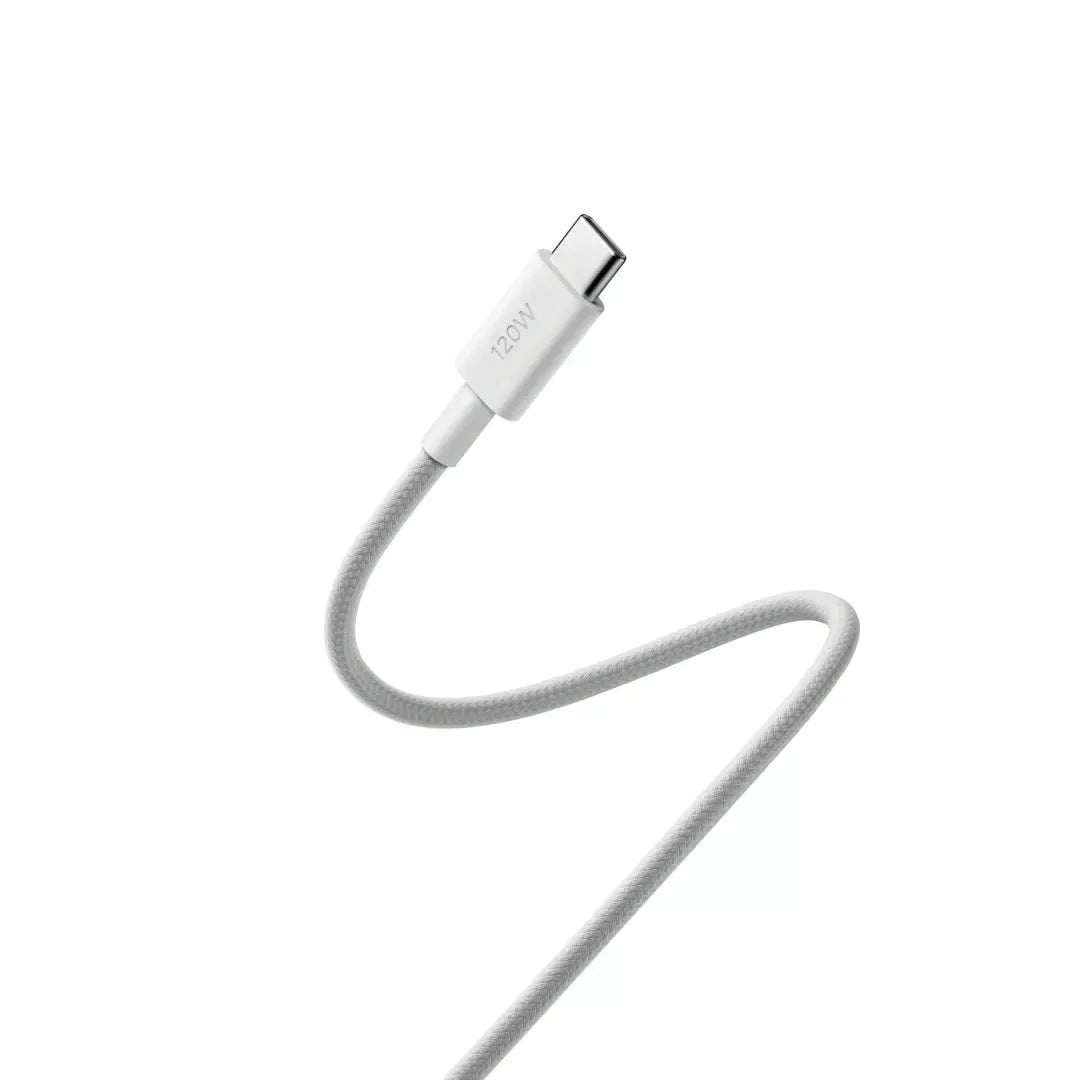 Cable de Datos y Carga USB-C - USB-C Xiaomi, 120W, 1m, Blanco BHR087KGL