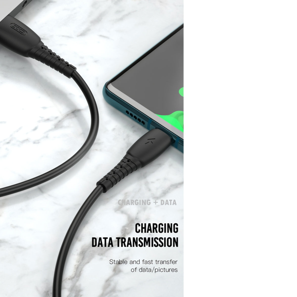 Cable de Datos y Carga USB-A - Lightning XO Design NB-P163, 18W, 1m, Negro