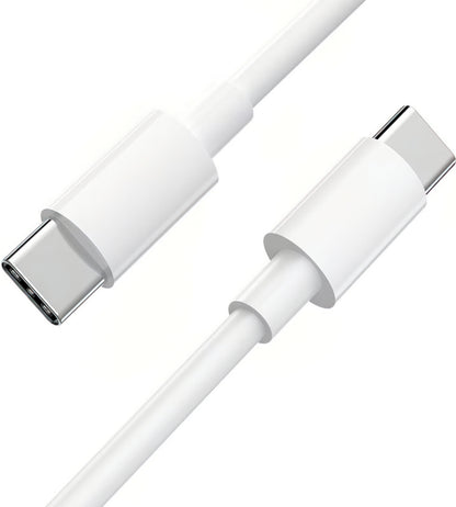 Cable de Datos y Carga USB-C - USB-C Google, 30W, 1m, Blanco GA00735