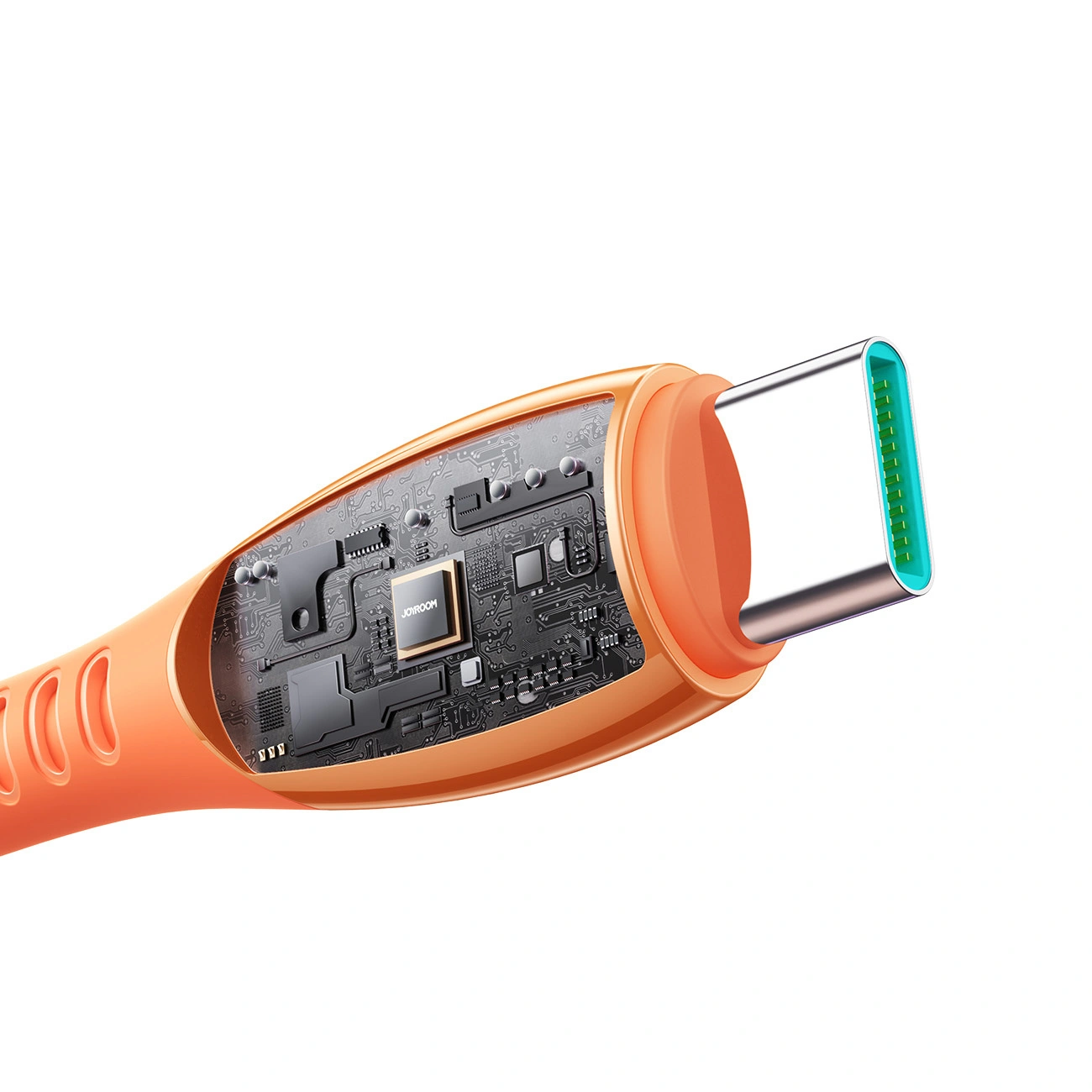 Cable de Datos y Carga USB-C - USB-C Joyroom S-A59 Vibrant, 60W, 1.2m, Naranja