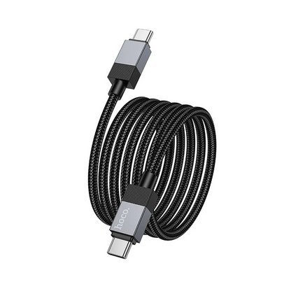 Cable de Datos y Carga USB-C - USB-C HOCO X110, 60W, 1m, Negro