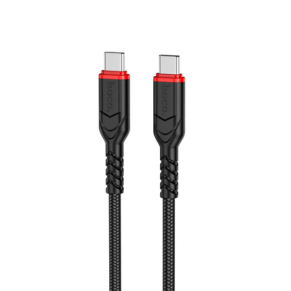 Cable de Datos y Carga USB-C - USB-C HOCO X59 Victory, 60W, 3m, Negro