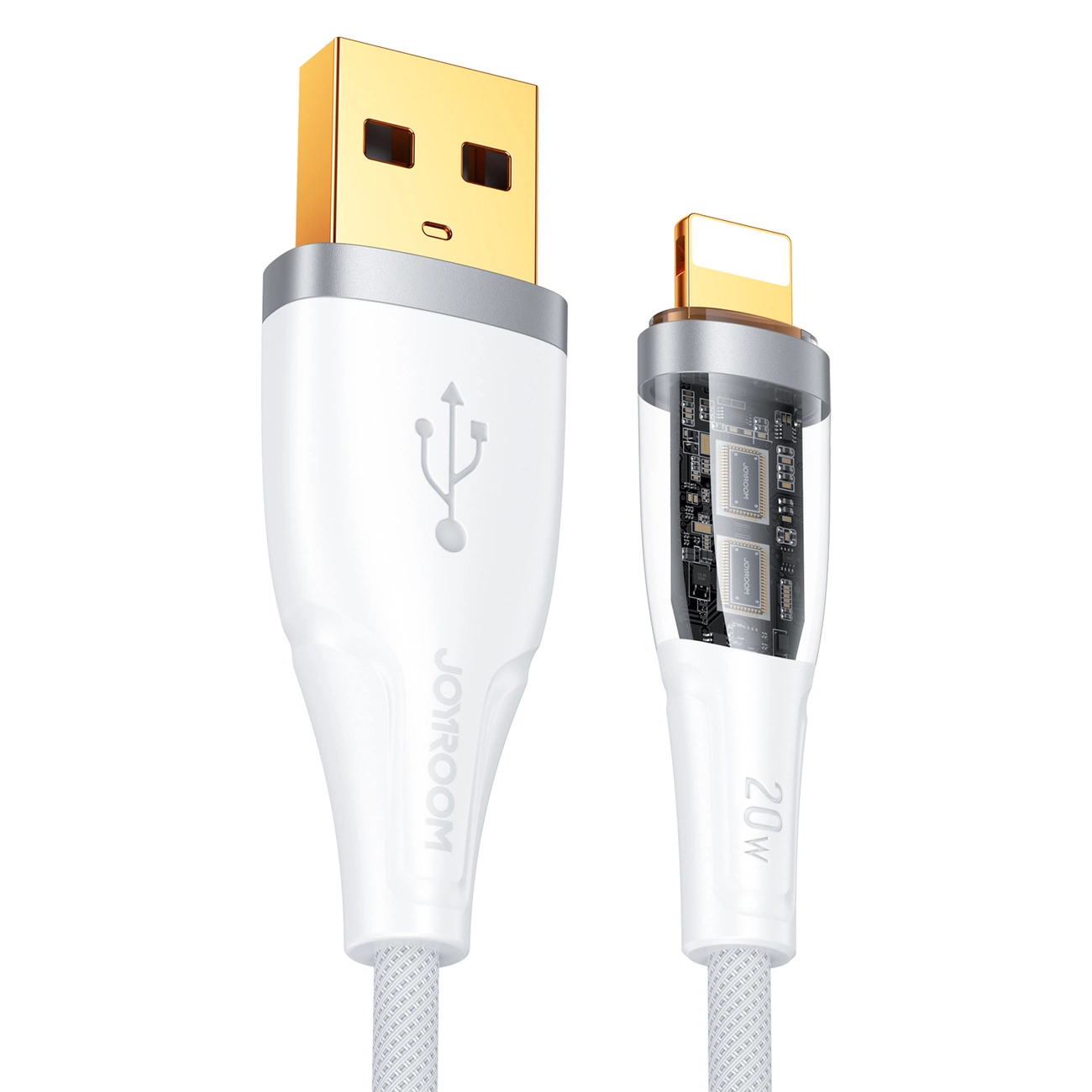 Cable de Datos y Carga USB-A - Lightning Joyroom S-UL012A3, 18W, 1.2m, Blanco