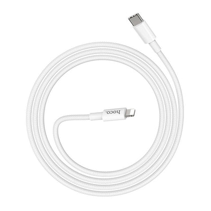 Cable de Datos y Carga USB-C - Lightning HOCO X56, 20W, 1m, Blanco
