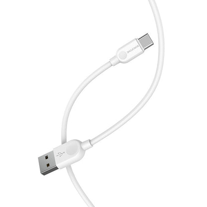 Cable de datos y carga USB-A - USB-C Borofone BX14 LinkJet BX14, 18W, 2m, Blanco