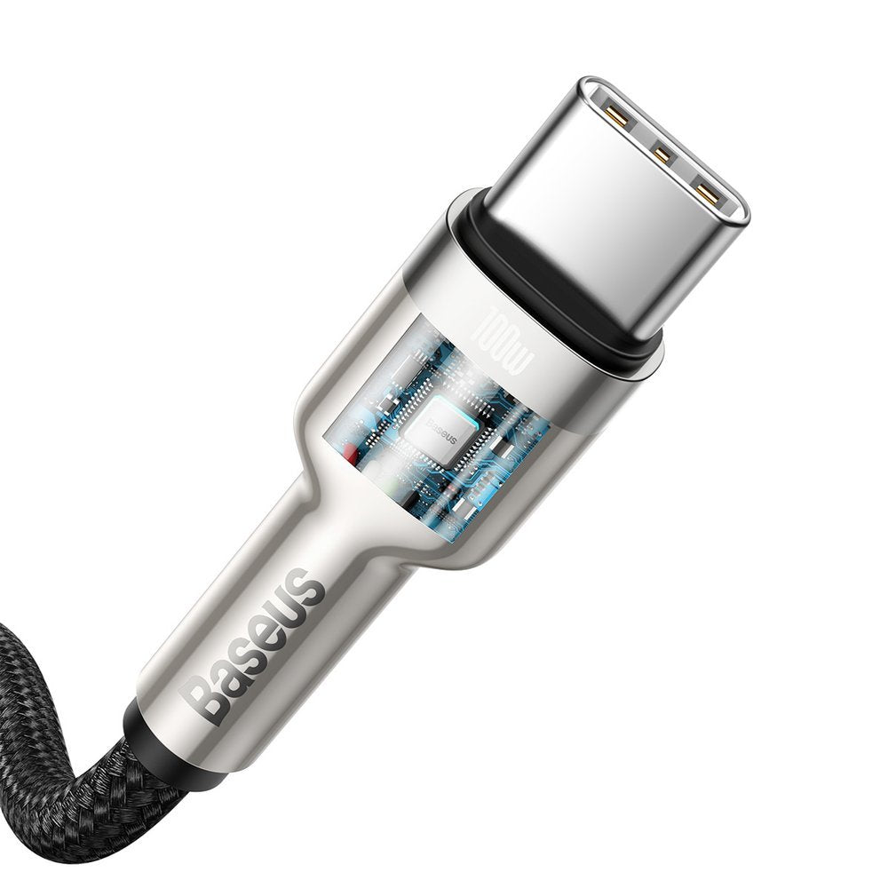 Cable de Datos y Carga USB-C - USB-C Baseus Cafule, 100W, 2m, Negro CATJK-D01