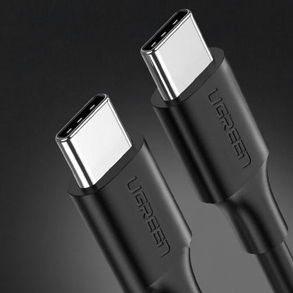 Cable de Datos y Carga USB-C - USB-C UGREEN US286, 60W, 1m, Negro