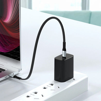 Cable de Datos y Carga USB-C - USB-C Dudao L10C, 100W, 0.23m, Negro