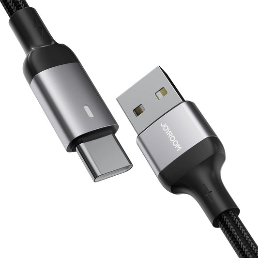 Cable de Datos y Carga USB-A - USB-C Joyroom A10, 18W, 1.2m, Negro