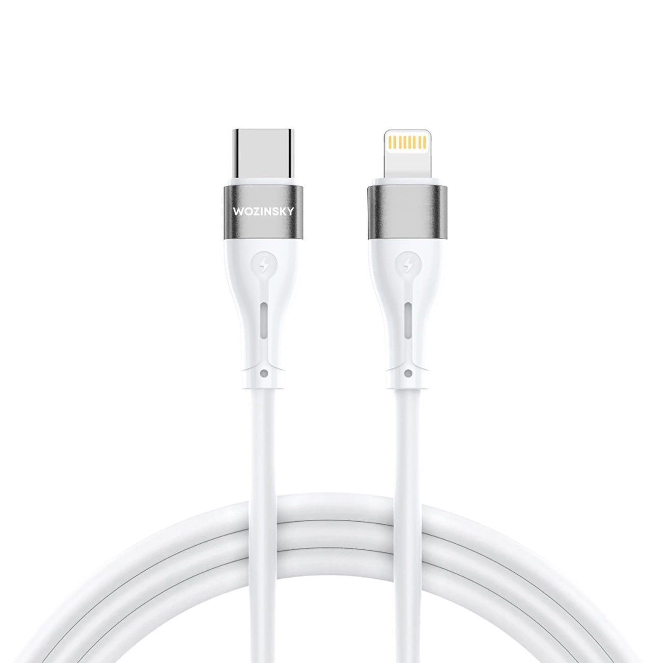 Cable de Datos y Carga USB-C - Lightning WZK WSTCL1, 27W, 1m, Blanco