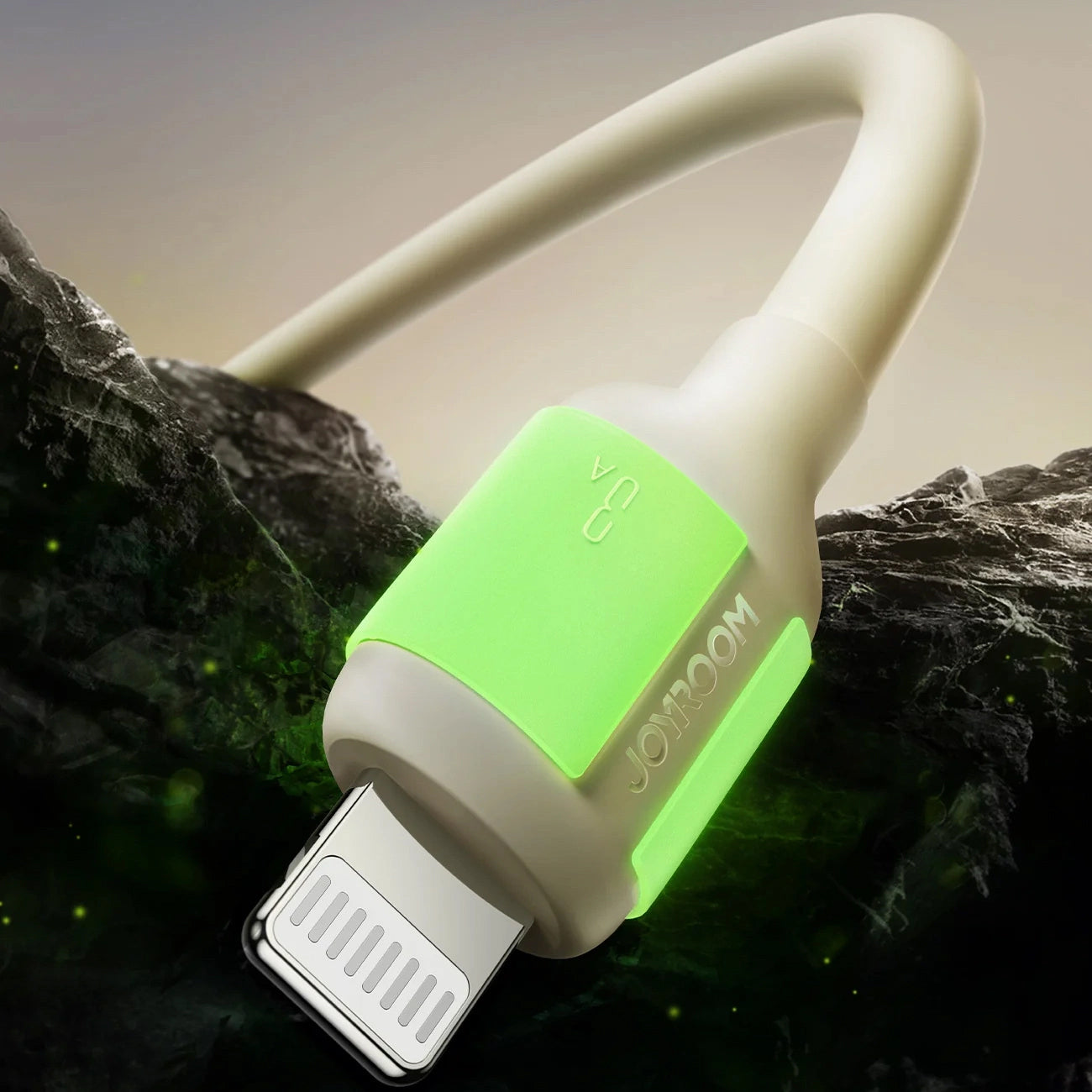 USB-A to Lightning Data and Charging Cable Joyroom S-A53, 18W, 1.2m, Beige