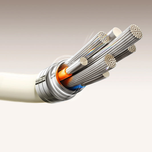 Cable de Datos y Carga USB-C - USB-C Joyroom S-A53, 60W, 1.2m, Beige