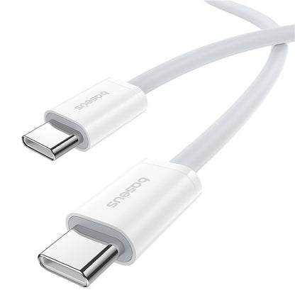 Cable de Datos y Carga USB-C - USB-C Baseus Superior Series 2, 30W, 2m, Blanco P10365200211-01