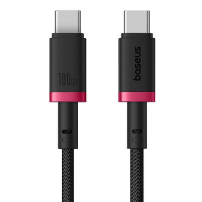 USB-C Data and Charging Cable - USB-C Baseus Dura Series, 100W, 2m, Red P10377803U01-02