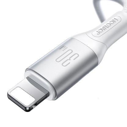 Cable de Datos y Carga USB-C - Lightning Joyroom S-A28 Flash, 30W, 1m, Blanco
