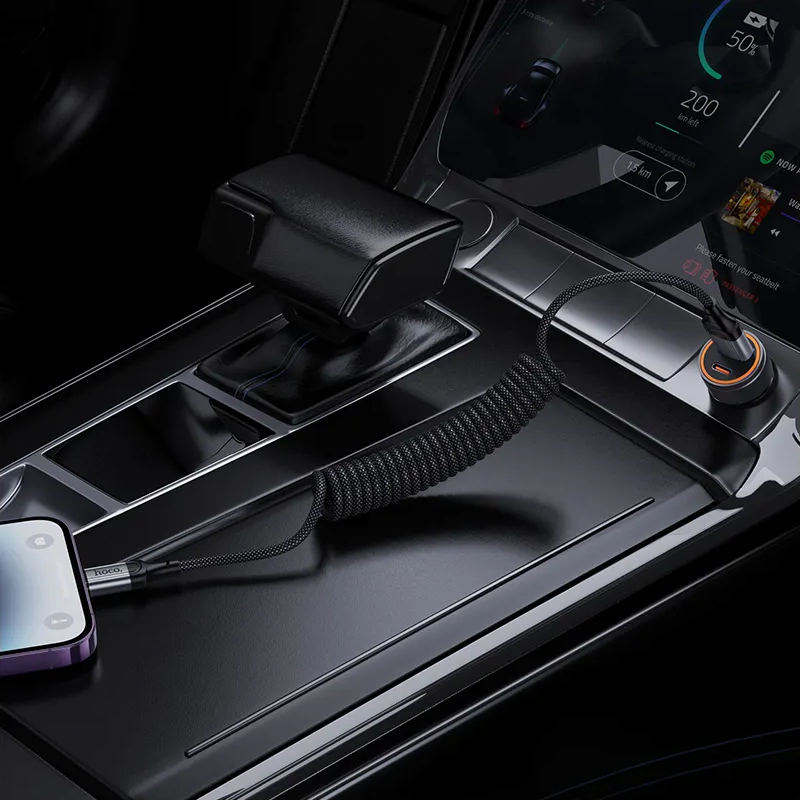 Cable de Datos y Carga USB-A - Lightning HOCO X121, 27W, 1.5m, Negro