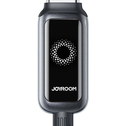USB-C Data and Charging Cable - USB-C Joyroom S-A55 StarFlight Display, 100W, 1.2m, Black