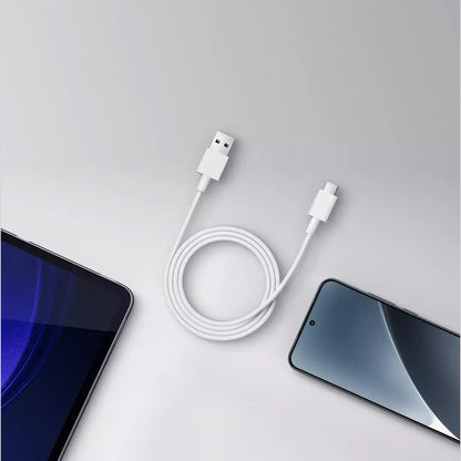 Cable de Datos y Carga USB-C - USB-C Xiaomi, 120W, 1m, Blanco BHR087KGL