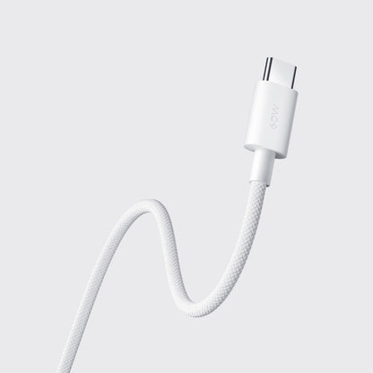 Cable de Datos y Carga USB-C - USB-C Xiaomi, 60W, 1m, Blanco BHR0878GL