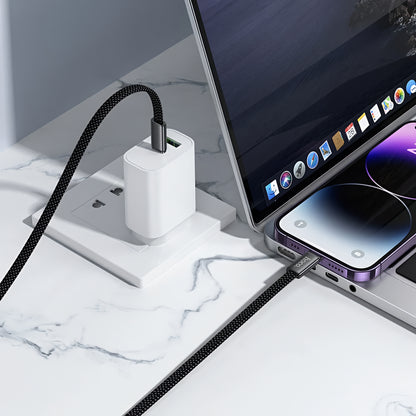 Cable de Datos y Carga USB-C - Lightning HOCO X125, 30W, 1m, Negro