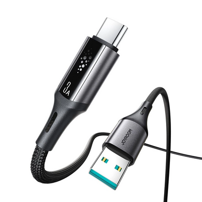Cable de Datos y Carga USB-A - USB-C Joyroom S-A60 StarTalk, 18W, 1.2m, Negro