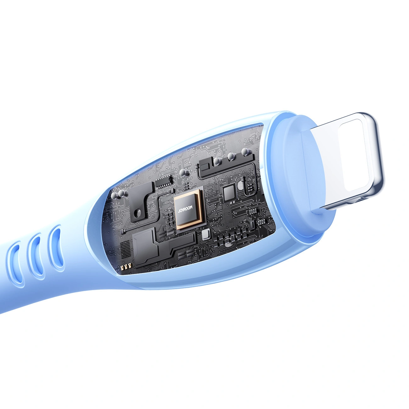 Cable de Datos y Carga USB-C - Lightning Joyroom S-A59 Vibrant, 30W, 1.2m, Azul