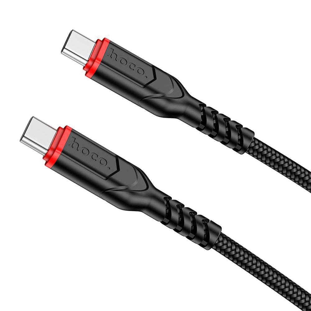 Cable de Datos y Carga USB-C - USB-C HOCO X59 Victory, 60W, 1m, Negro