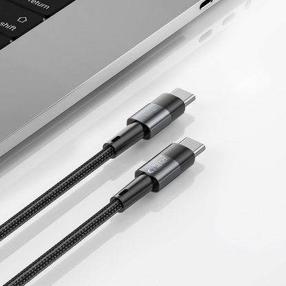 USB-C Data and Charging Cable - USB-C Tech-Protect Ultraboost, 100W, 0.25m, Gray