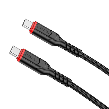 Cable de Datos y Carga USB-C - USB-C HOCO X59 Victory, 60W, 3m, Negro