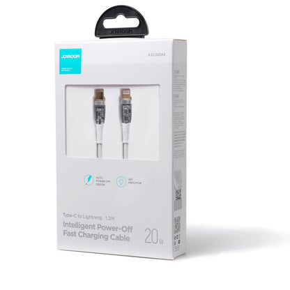Cable de Datos y Carga USB-C - Lightning Joyroom S-CL020A3, 20W, 1.2m, Blanco
